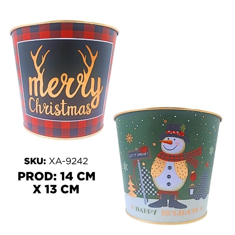 BALDE METALICO NAVIDEÑO 2MOD BX60