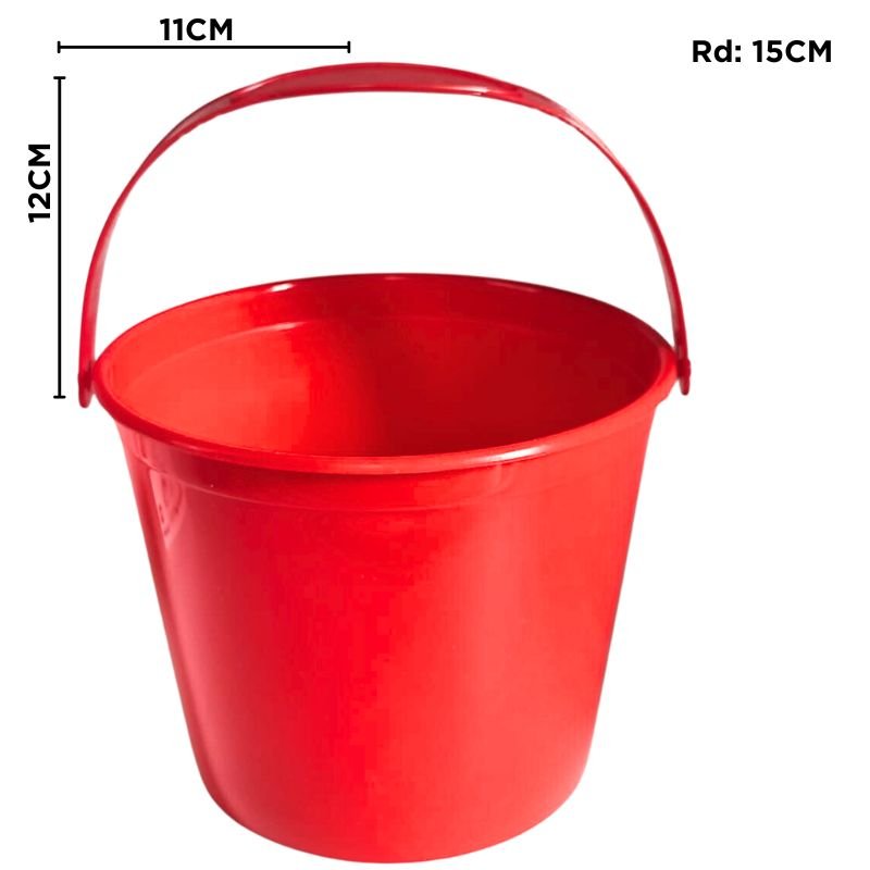 BALDE PLAST. C/ROJO XU X360B
