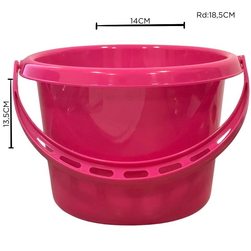 BALDE PLAST. FUCSIA X240B