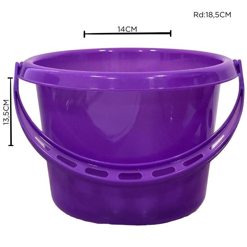 BALDE PLAST. MORADO X240B