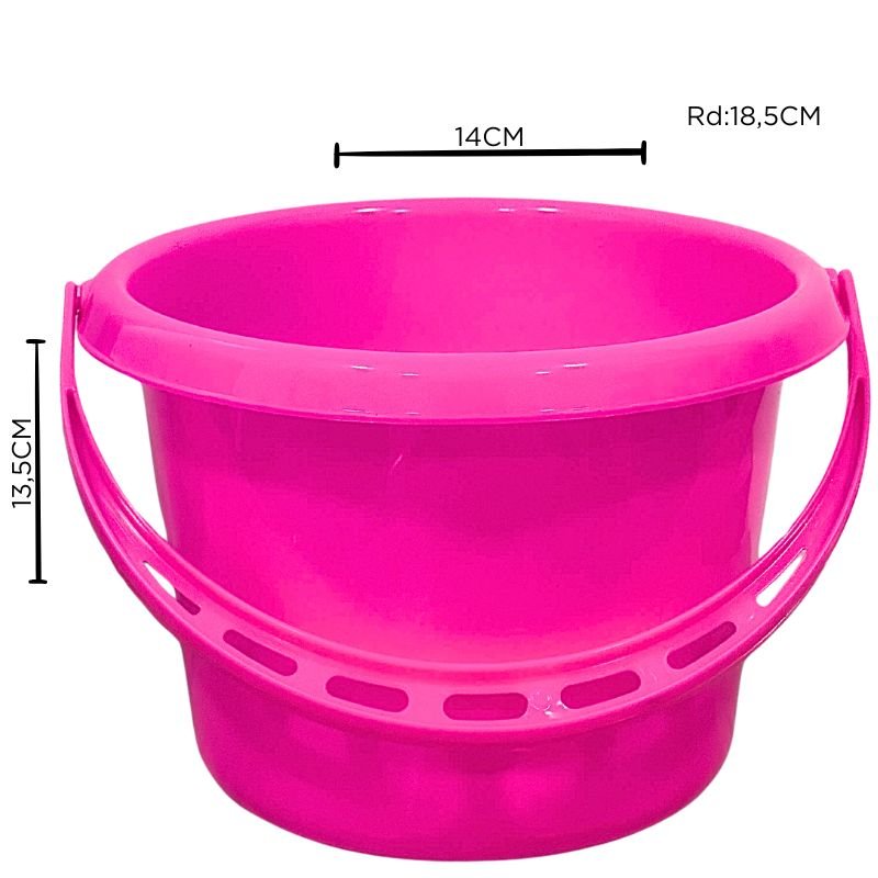 BALDE PLAST. ROSADO X240B