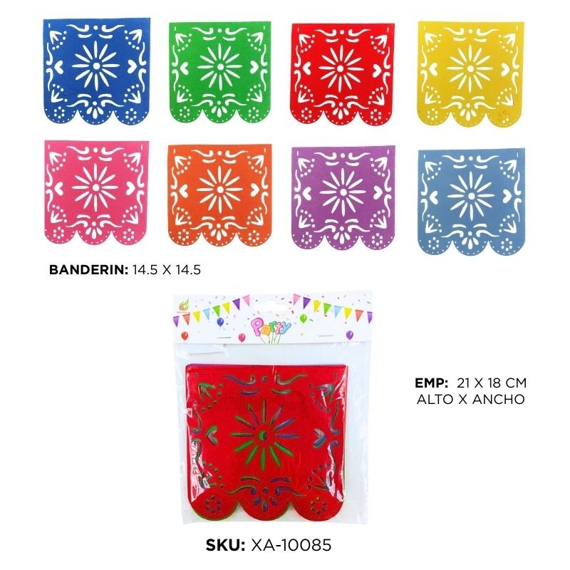 BAND.PQ MEXICANO MULTICOLOR XU/500B