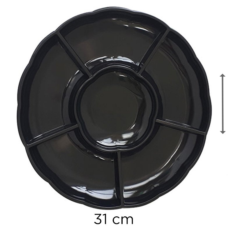 BANDEJA CIRC. NEGRO X3U X48B