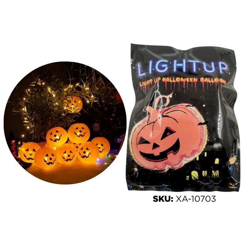 GLOBO CALABAZA LED X400B