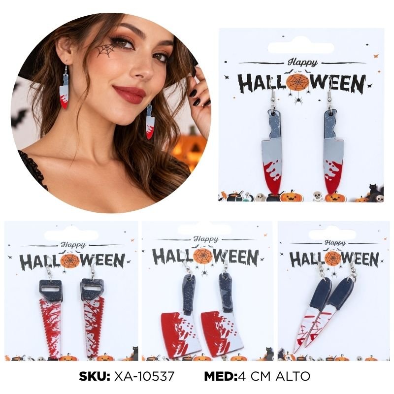 ARETES SANGRIENTOS V/MOD HALLOWEEN X1200B