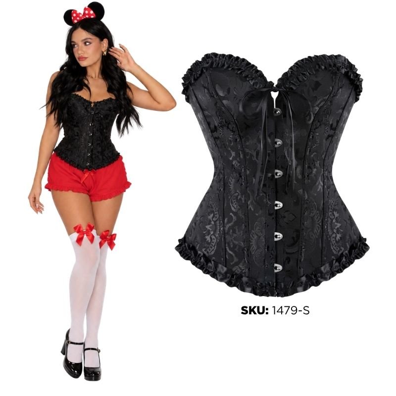CORSET NEGRO TALLA S