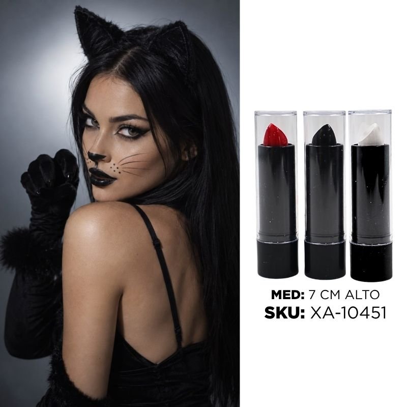 LABIAL NEGRO/BLANCO/ROJO XU X1440B
