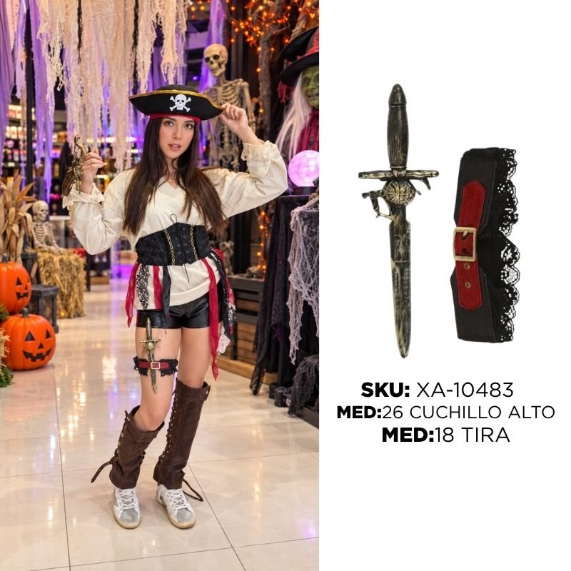 LIGA CON CUCHILLO PIRATA XU X300B