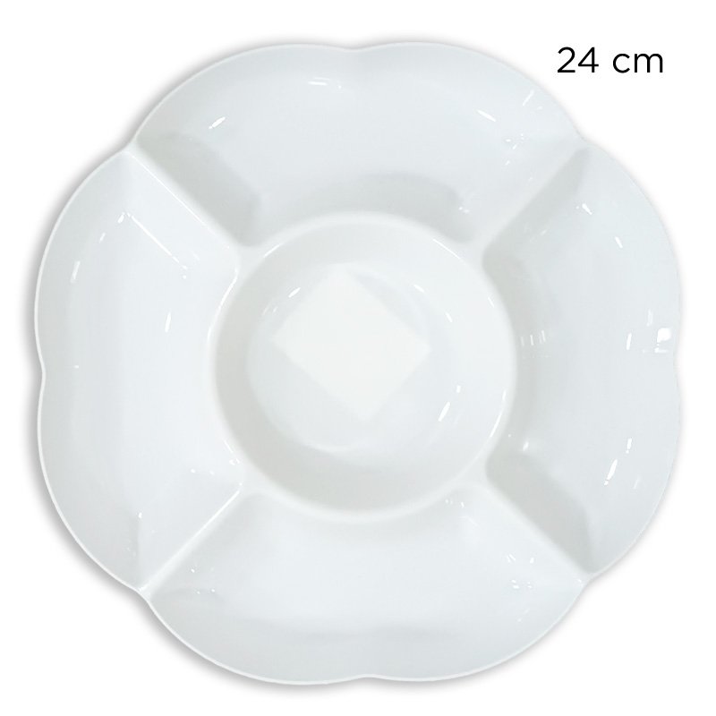 BANDEJA OND.BLANCA 5DIV XU X360B