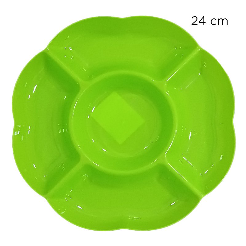 BANDEJA OND.VERD/LIMON 5DIV XU X360B