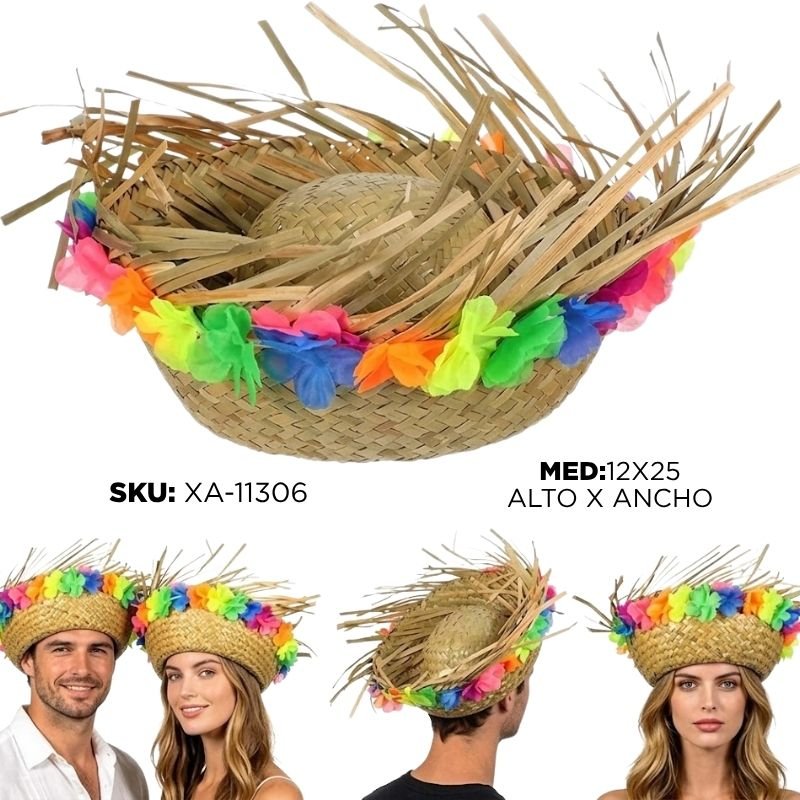 SOMBRERO PAJA HAWAIANO XU X200B