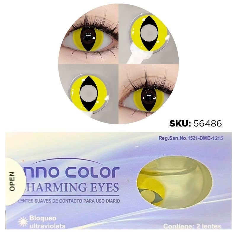 LENTES DE CONTACTO CAT EYE-AMARI/ NEGRO XU