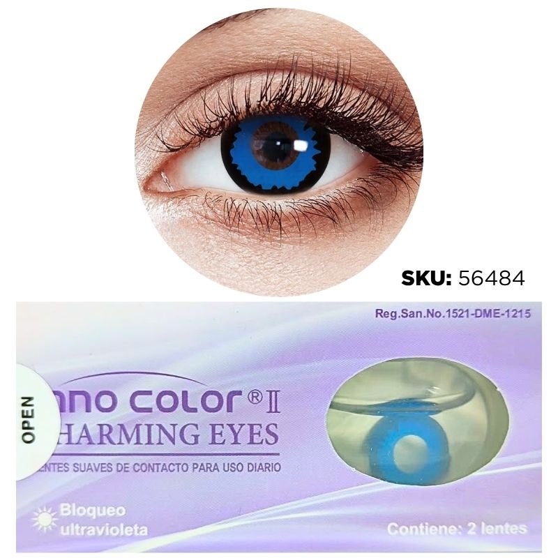 LENTES DE CONTACTO NOCURNAL/AZUL XU