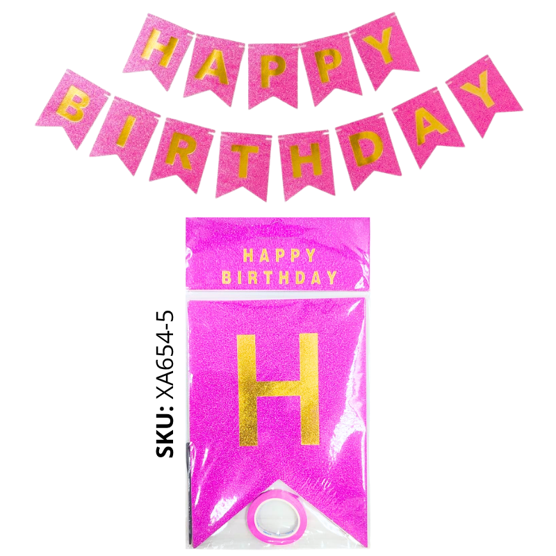 BANDERIN ESCAR. H/B FUCSIA X600B