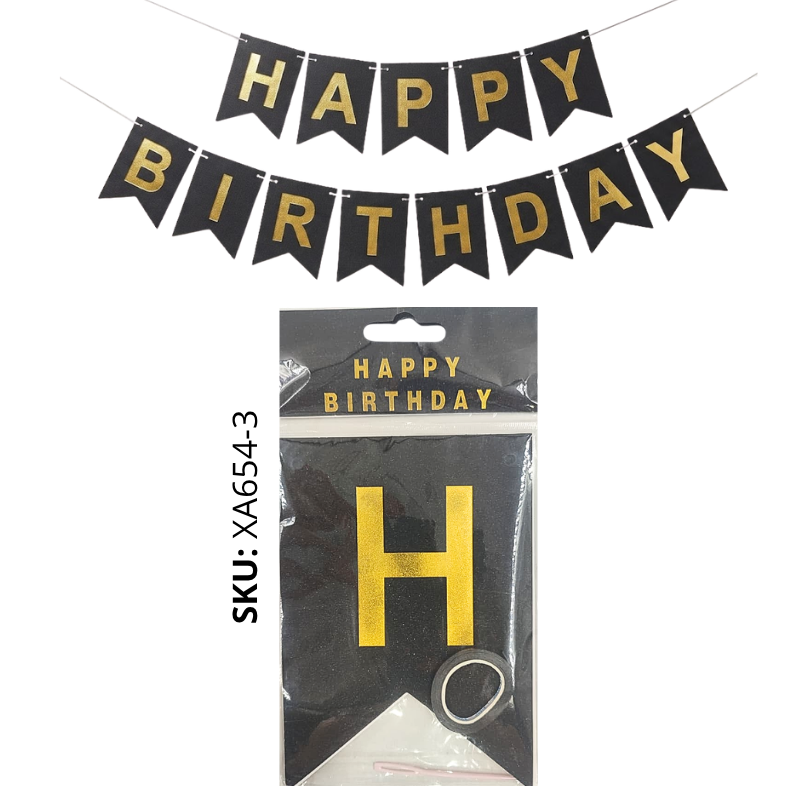 BANDERIN ESCAR. H/B NEGRO X600B