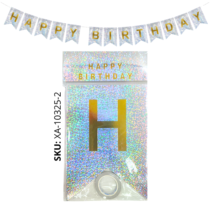 BANDERIN H/B PLATA HOLOGRAFICO /X600B