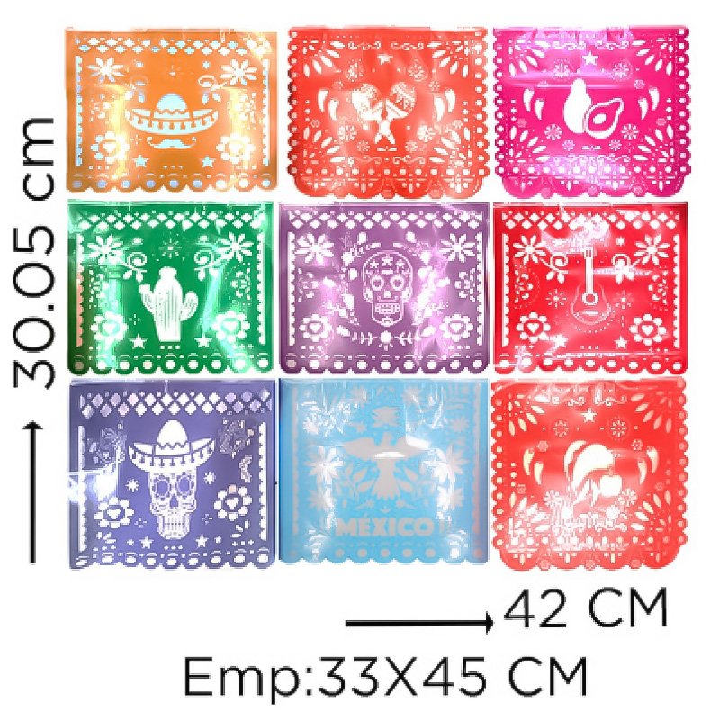 BANDERIN PLAST MEXICANO GR