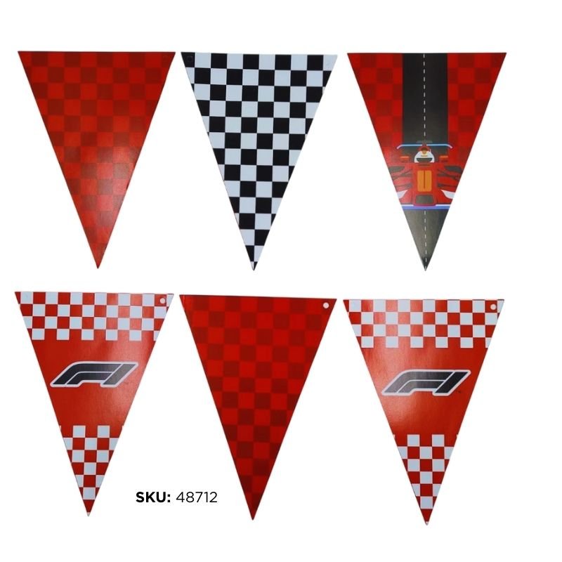 BANDERIN TRIANGULAR FORMULA1