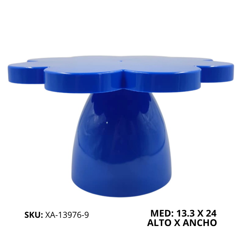 BASE FLOR P/TORTA PLAST AZUL XU X72B