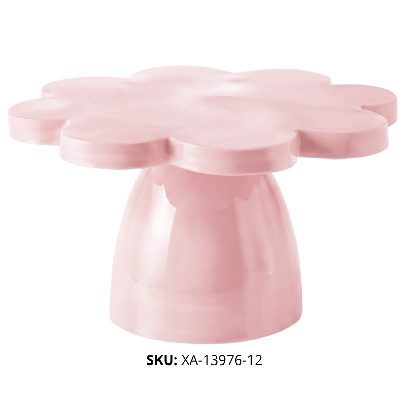 BASE FLOR P/TORTA PLAST ROSA PAST XU X72B