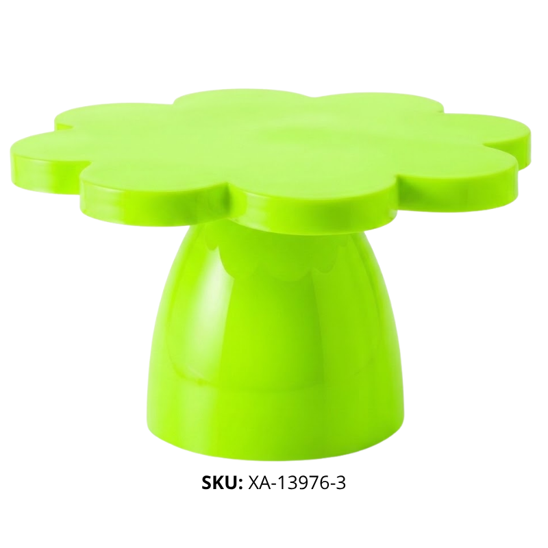 BASE FLOR P/TORTA PLAST VERDE NEON XU X72B
