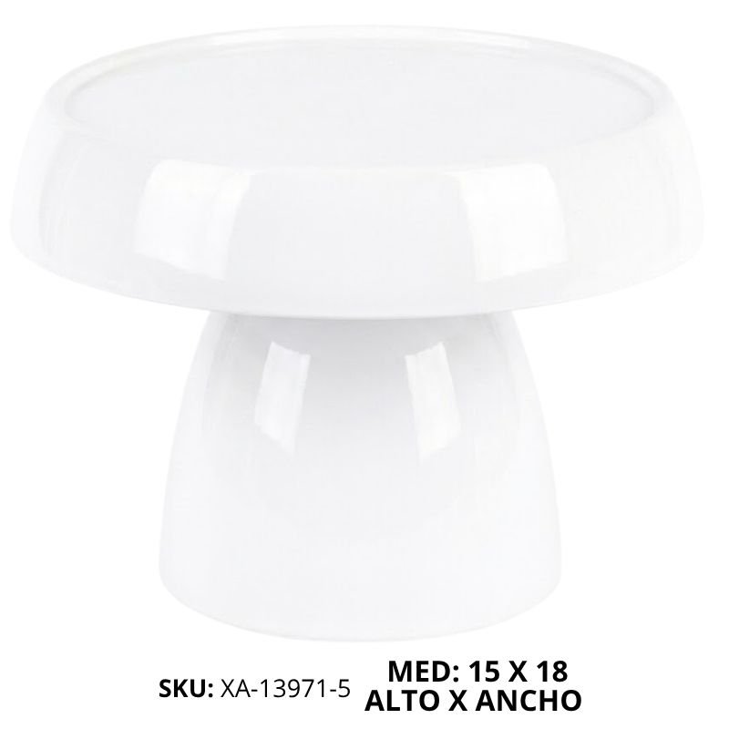 BASE HONGO PEQ TORTA PLAST BLANCA XU X72B