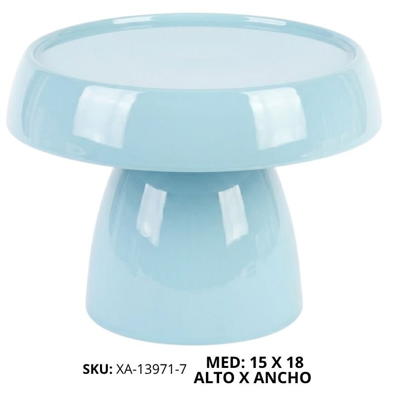 BASE HONGO PEQ TORTA PLAST CELESTE XU X72B