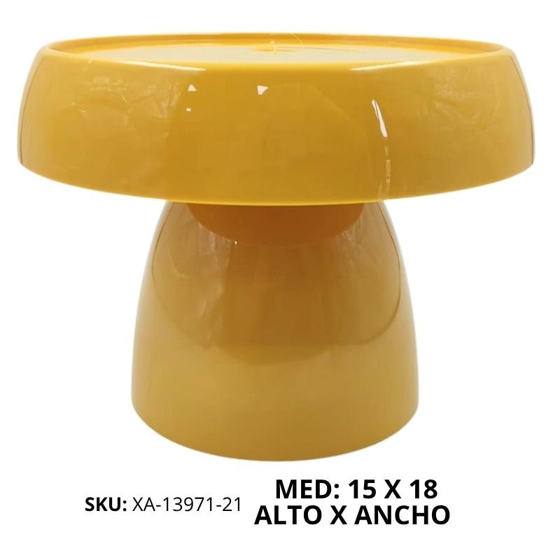 BASE HONGO PEQ TORTA PLAST MOSTAZA XU X72B