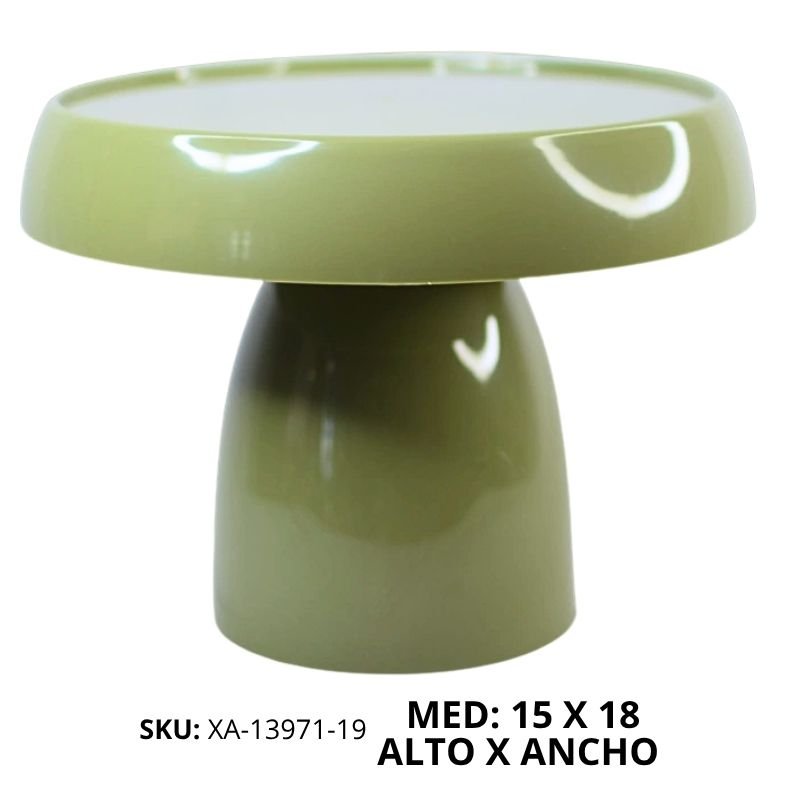 BASE HONGO PEQ TORTA PLAST VERDE ACEIT XU X72B