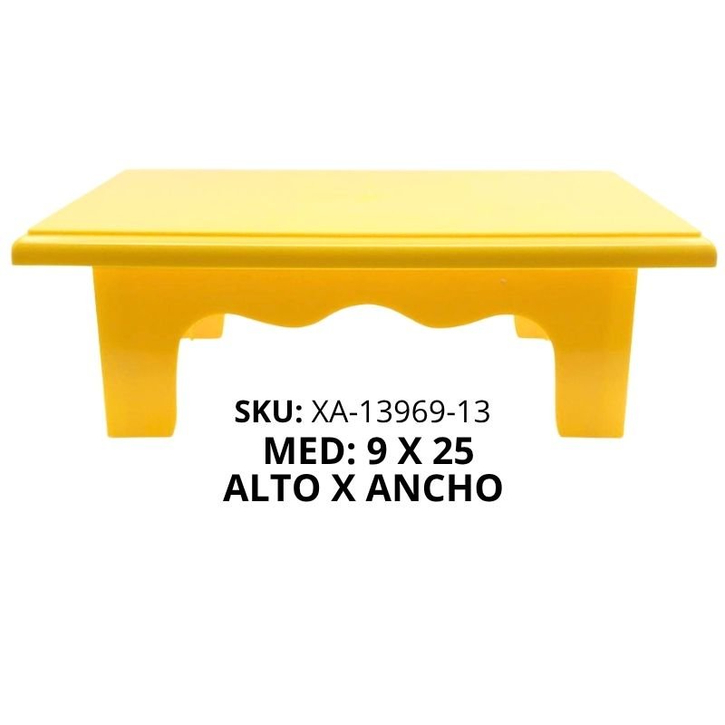 BASE MESITA TORTA PLAST AMARILLO XU X48B