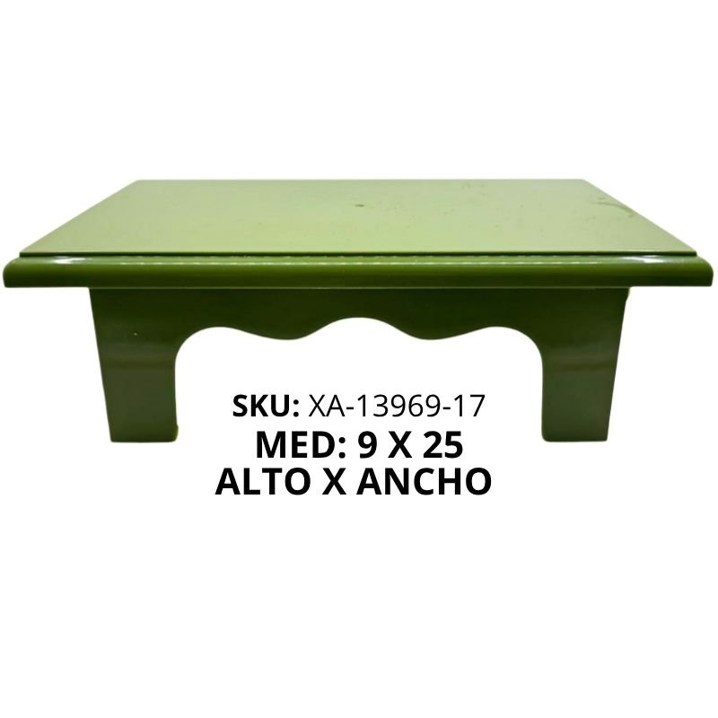 BASE MESITA TORTA PLAST VERDE OLIV XU X48B