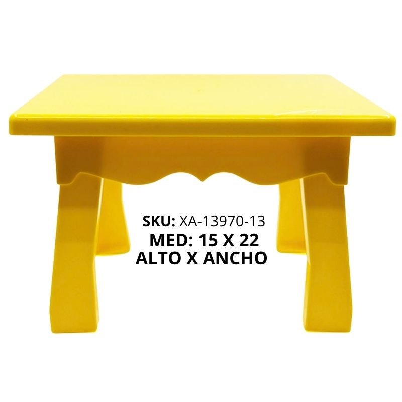 BASE MESITA TORTA VINTAGE PLAST AMARILLO XU X72B