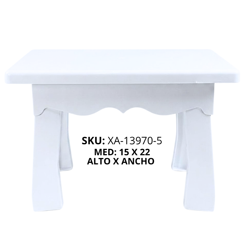 BASE MESITA TORTA VINTAGE PLAST BLANC XU X72B