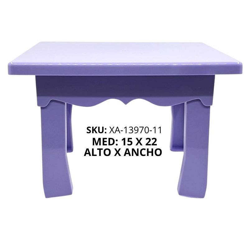 BASE MESITA TORTA VINTAGE PLAST LILA XU X72B