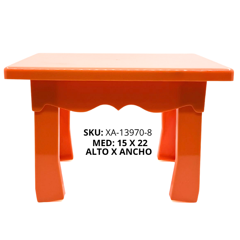 BASE MESITA TORTA VINTAGE PLAST NARANJA XU X72B