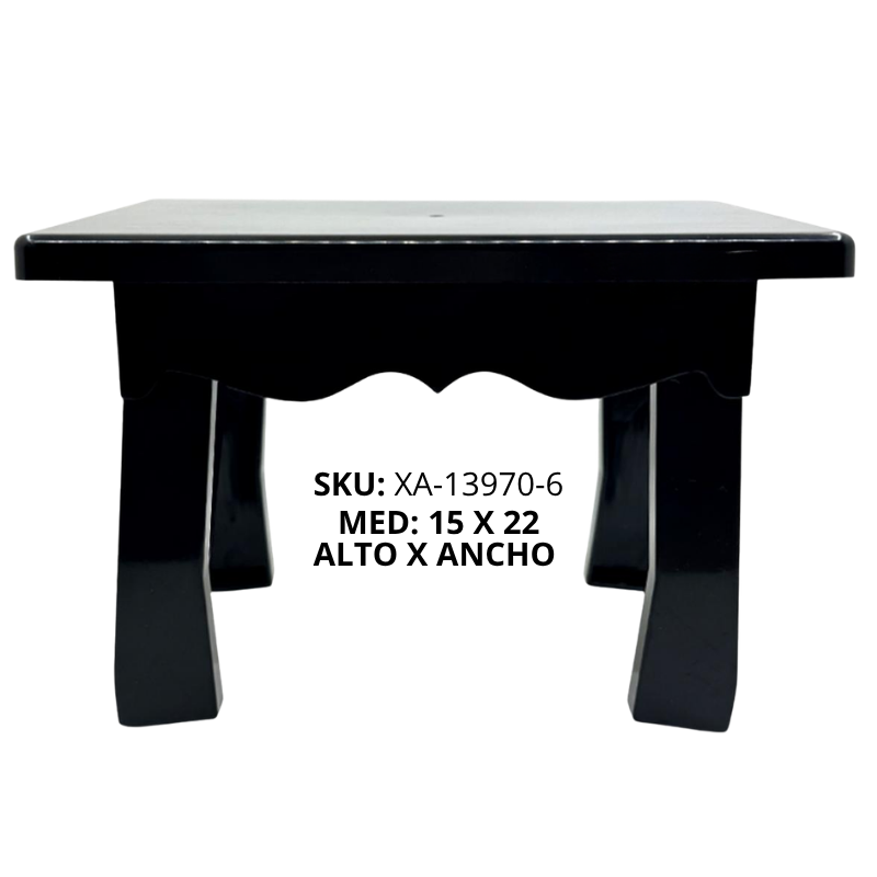 BASE MESITA TORTA VINTAGE PLAST NGR XU X72B