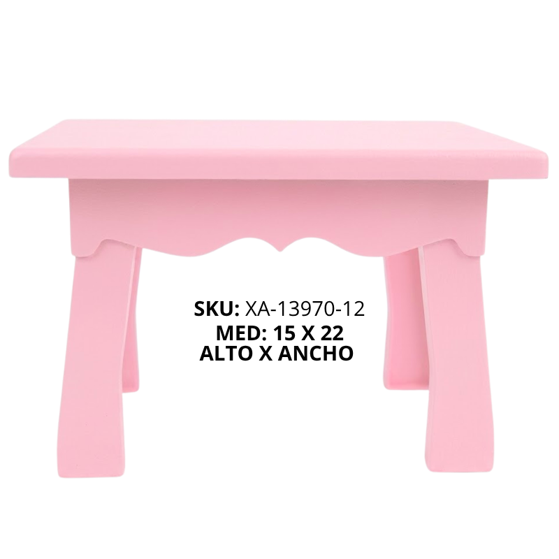 BASE MESITA TORTA VINTAGE PLAST ROS PAST XU X72B