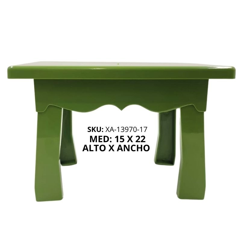 BASE MESITA TORTA VINTAGE PLAST VERD OLIV XU X72B