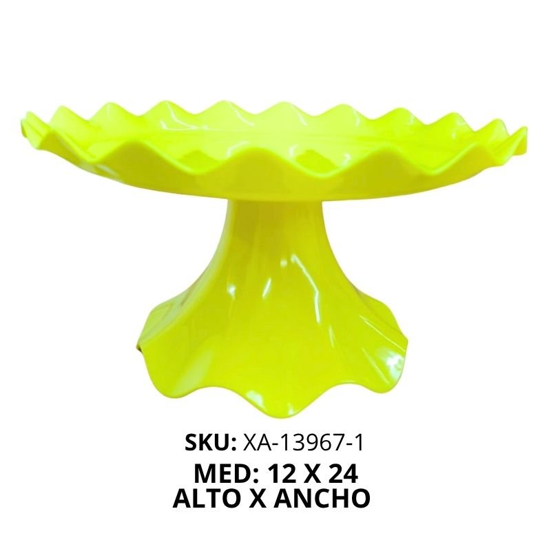 BASE P/BOCAD PLAST AMARILLO NEON ONDAS XU X72B