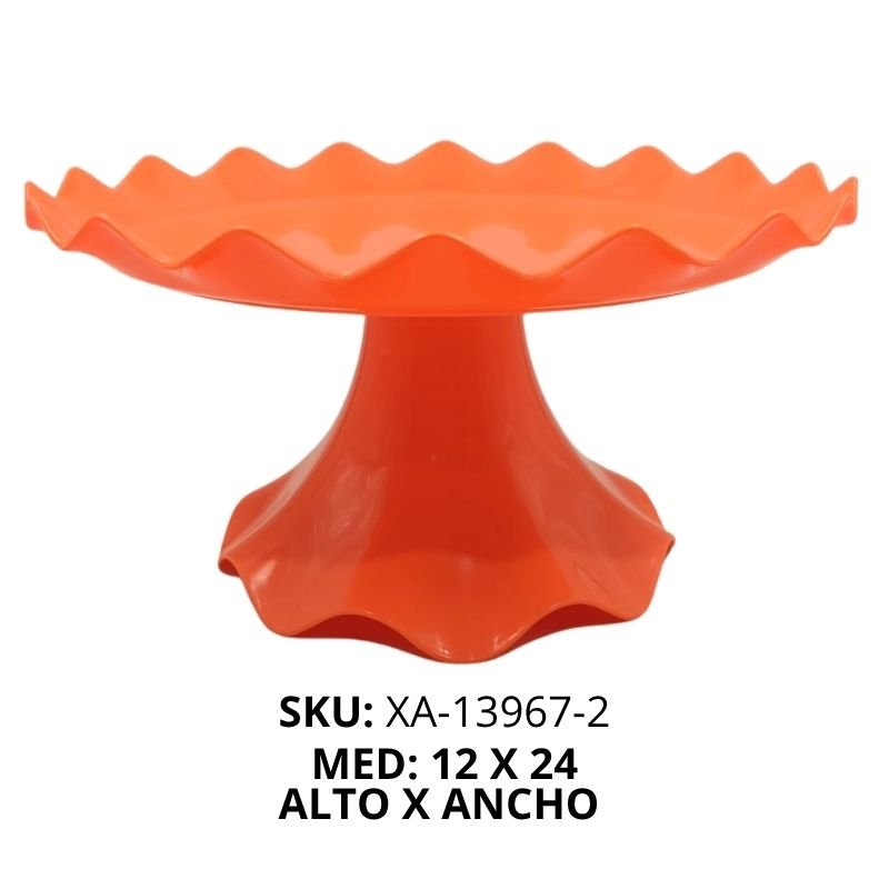 BASE P/BOCAD PLAST NARANJA NEON ONDAS XU X72B