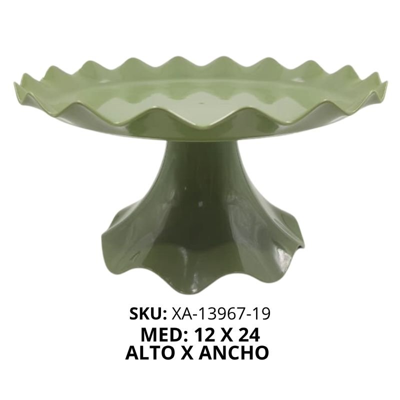 BASE P/BOCAD PLAST VERDE ACEITUNA ONDAS XU X72B