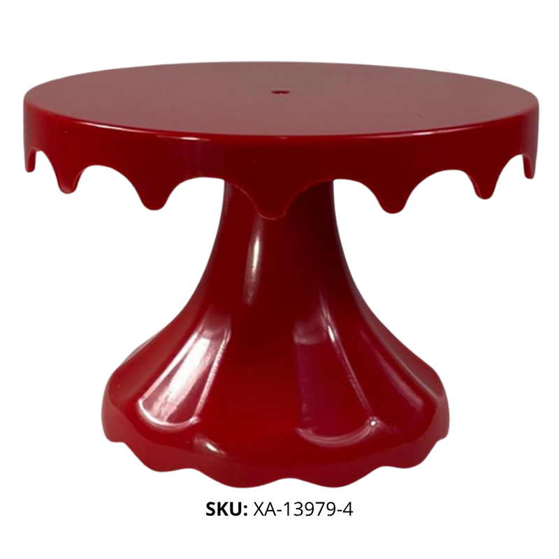 BASE P/TORTA FALDON PLAST ROJO XU X200B
