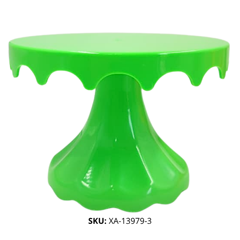 BASE P/TORTA FALDON PLAST VERDE NEON XU X200B