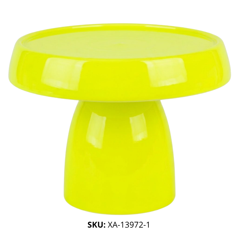 BASE P/TORTA HONGO GRAN PLAST AMARILLO NEON XU X60B