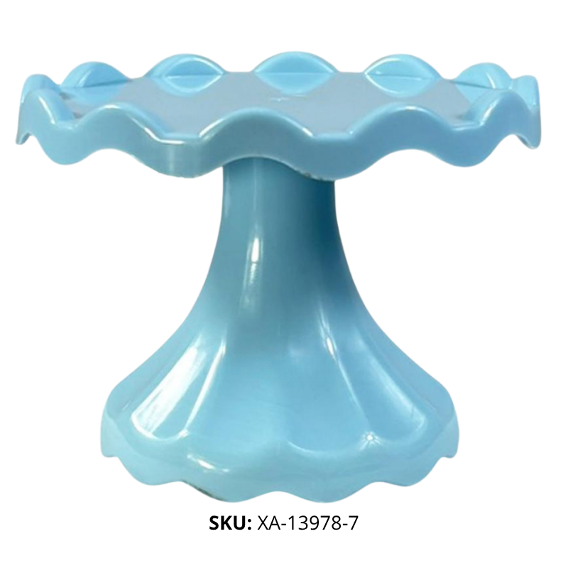 BASE P/TORTA ONDAS PLAST CELESTE XU X200B