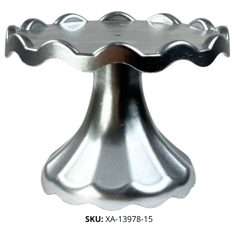 BASE P/TORTA ONDAS PLAST PLATA XU X200B