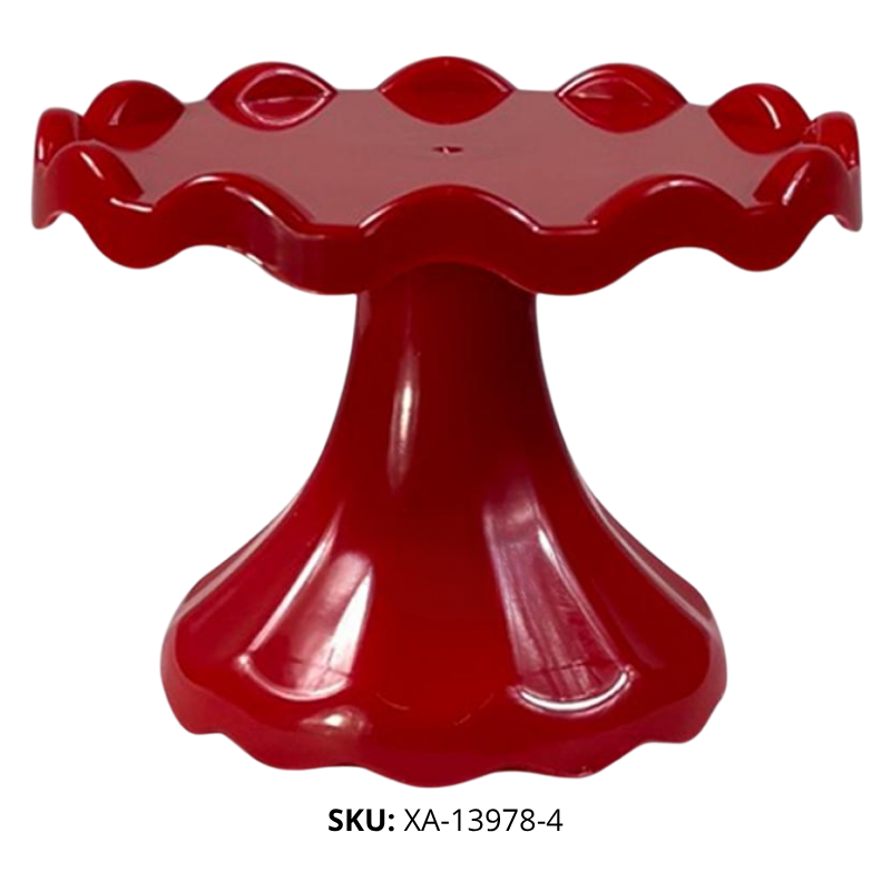 BASE P/TORTA ONDAS PLAST ROJO XU X200B