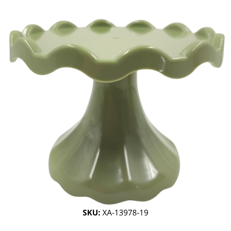 BASE P/TORTA ONDAS PLAST VERDE ACEITUNA XU X200B