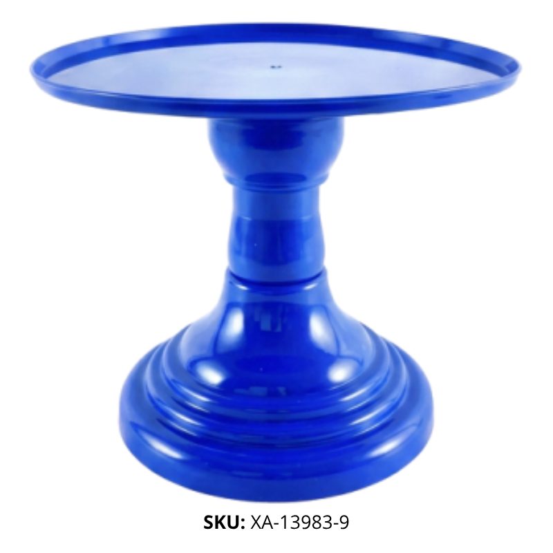 BASE P/TORTA PLANO REDON PLAST AZUL XU X36B