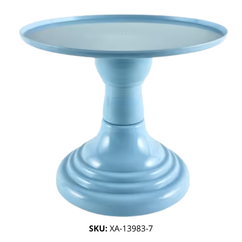 BASE P/TORTA PLANO REDON PLAST CELESTE XU X36B
